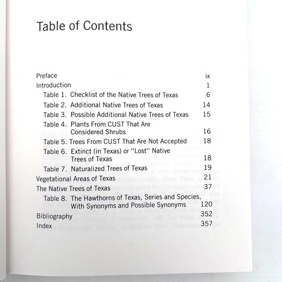 A Field Guide To Texas Trees By Benny J. Simpson Hardcover 1988 Signed by Author - Picture 6 of 16